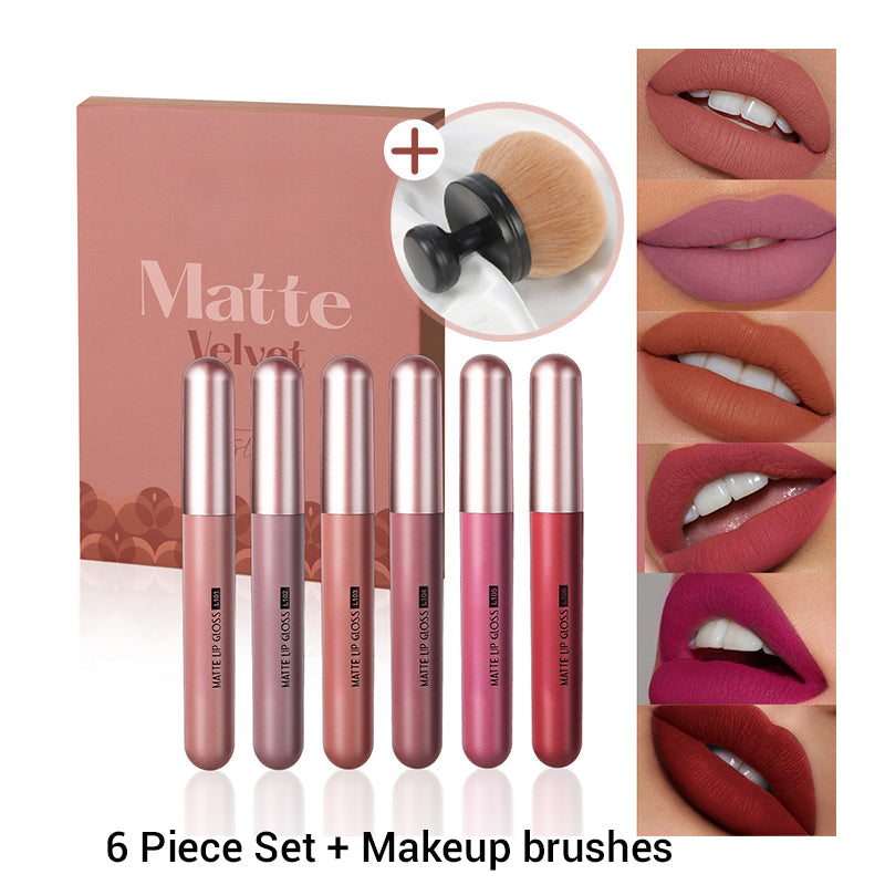 6-Piece Velvet Matte Liquid Lipstick Set