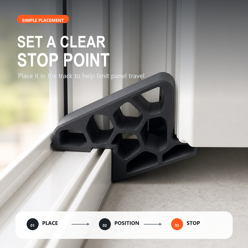Secure Track Door Stop