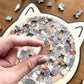 🎁135-Piece Morandi-Colored Cat Shaped Wooden Jigsaw Puzzle