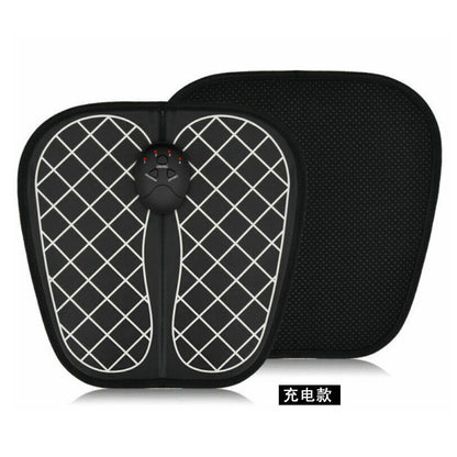 Foot Massager Pad for Pain Plantar Relief, Muscle Relaxation, Foldable Legs & Feet Massager Pad with 8 Modes, 19 Levels