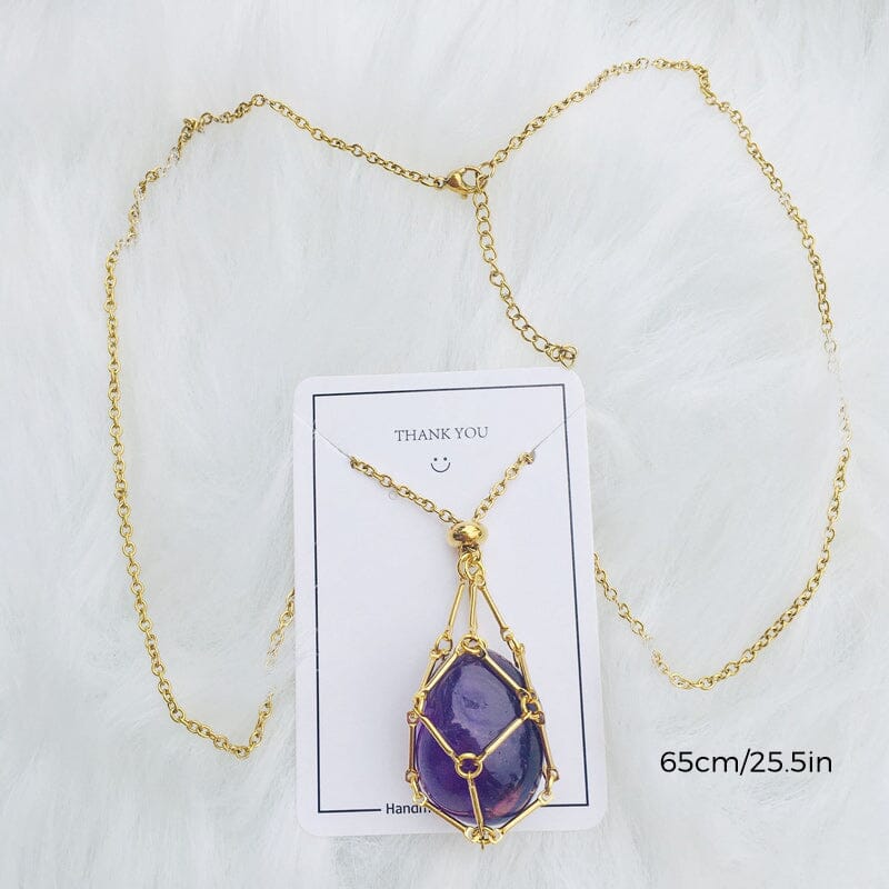 🎅Valentine's Day Promotion🎄Crystal Stone Holder Necklace