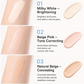 🔥💙Multipurpose Concealer & Foundation Eye Concealer -👍24-hour Long-lasting