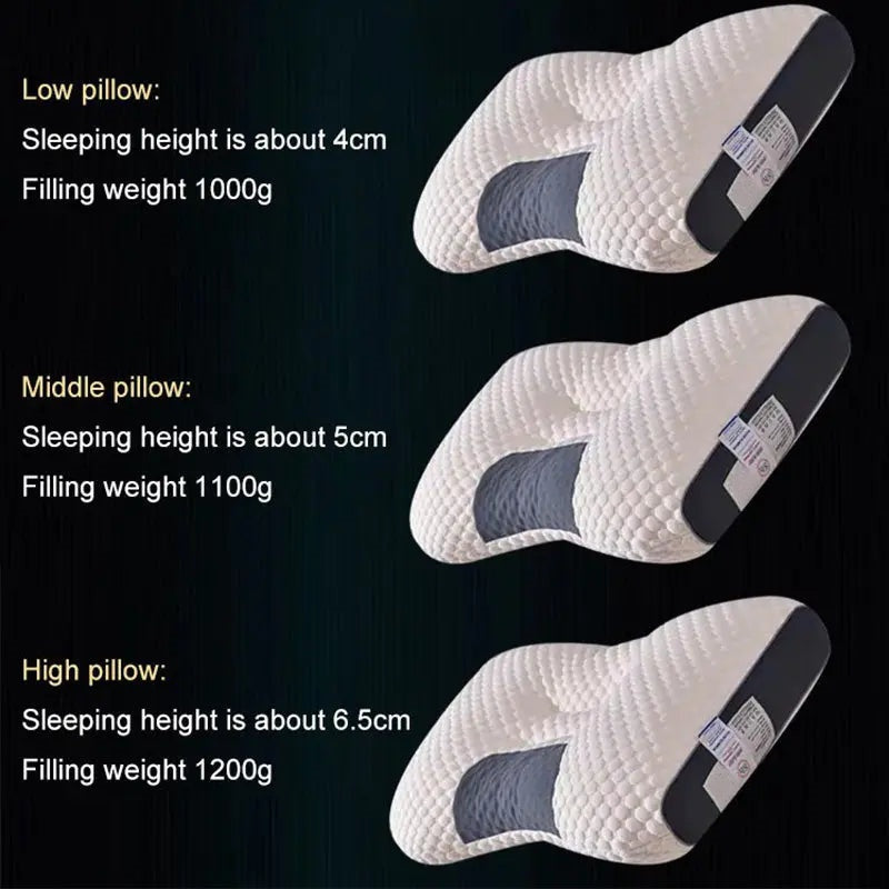 🛏️Antibacterial Neck Support Sleep-Aid Massage Pillow