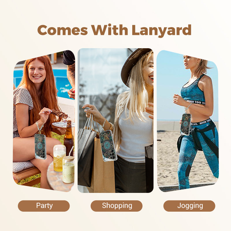 Colorful Blue Lotus Flower Totem Case Cover for Samsung S Series - Get a FREE Exquisite Diamond Bracelet!🔥