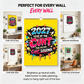🎁2027 Year of the Cunt Wall Calendar – Bold Graffiti Humor Calendar📆🌟
