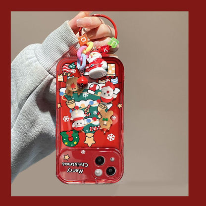 🎄Early Christmas promotion ends soon🔥Christmas Tree Pendant Flip Mirror Case Cover For iPhone🎅