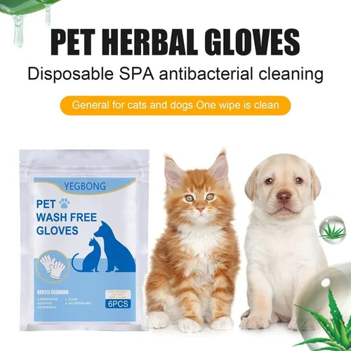 HOT SALE🔥-48%OFF Pet Clean Wash Free Gloves