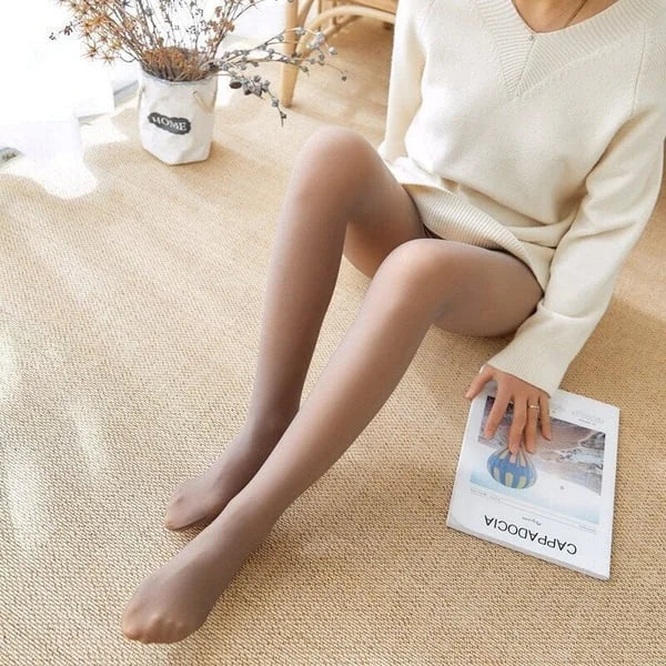 🎅Christmas sale-61% OFF🎁warm plush lined elasticated tights