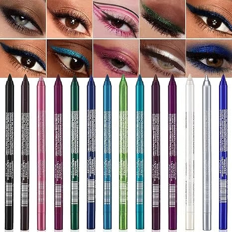 🥳2026 VARMT UDSALG🥳💞50.000+ SOLGT!💥💎💜 LYSUDSALG 50% rabat! Sparkling Gel Eyeliner Kollektion – 14 vandfaste, perlefarvede &  Metalliske nuancer at lege med. Intensitet i ét strøg, holdbar hele dagen. 🌈💫