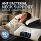 🛏️Antibacterial Neck Support Sleep-Aid Massage Pillow