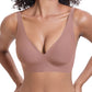 💜💜Soutiens-gorge sans armatures Jelly Wireless pour femmes, confortables et sans coutures, push-up, à décolleté plongeant, parfaits pour tous les jours.