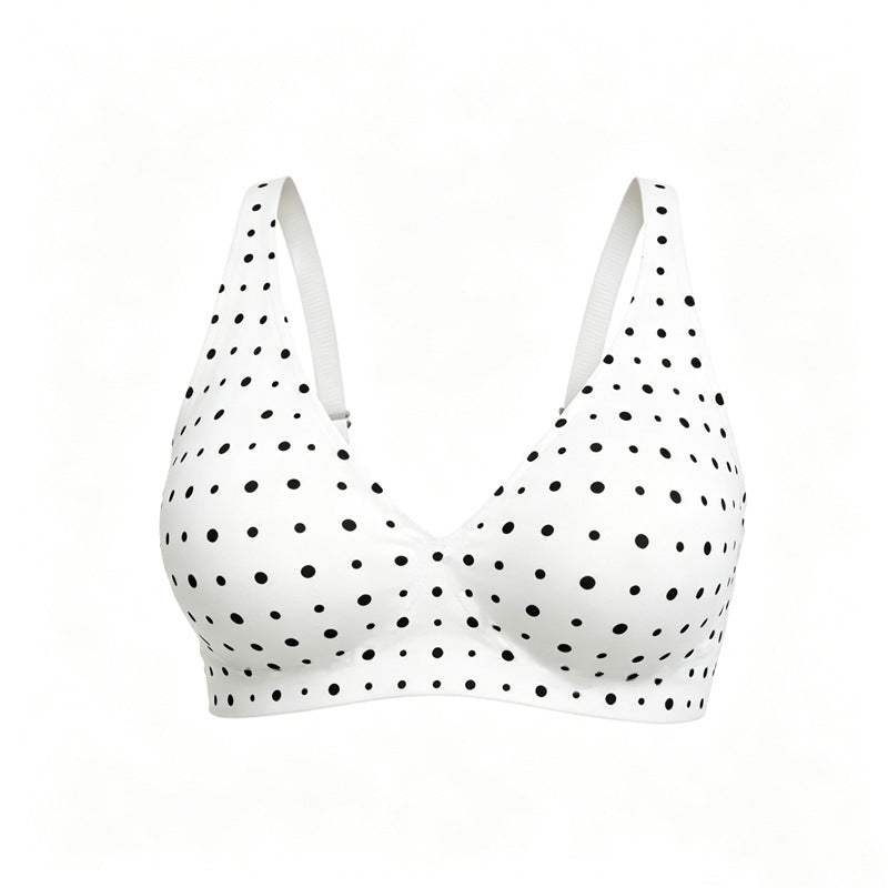 💜💜Soutiens-gorge sans armatures Jelly Wireless pour femmes, confortables et sans coutures, push-up, à décolleté plongeant, parfaits pour tous les jours.