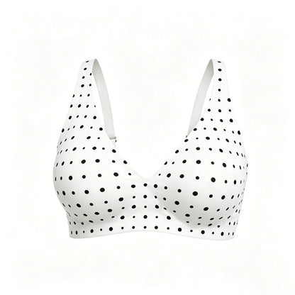 💜💜Soutiens-gorge sans armatures Jelly Wireless pour femmes, confortables et sans coutures, push-up, à décolleté plongeant, parfaits pour tous les jours.