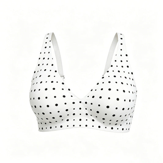 💜💜Jelly Wireless Womens Comfortable Wireless Bras Push Up Bralettes Seamless Tshirts Bras Deep V Everyday Bras
