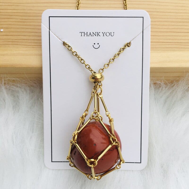 🎅Valentine's Day Promotion🎄Crystal Stone Holder Necklace