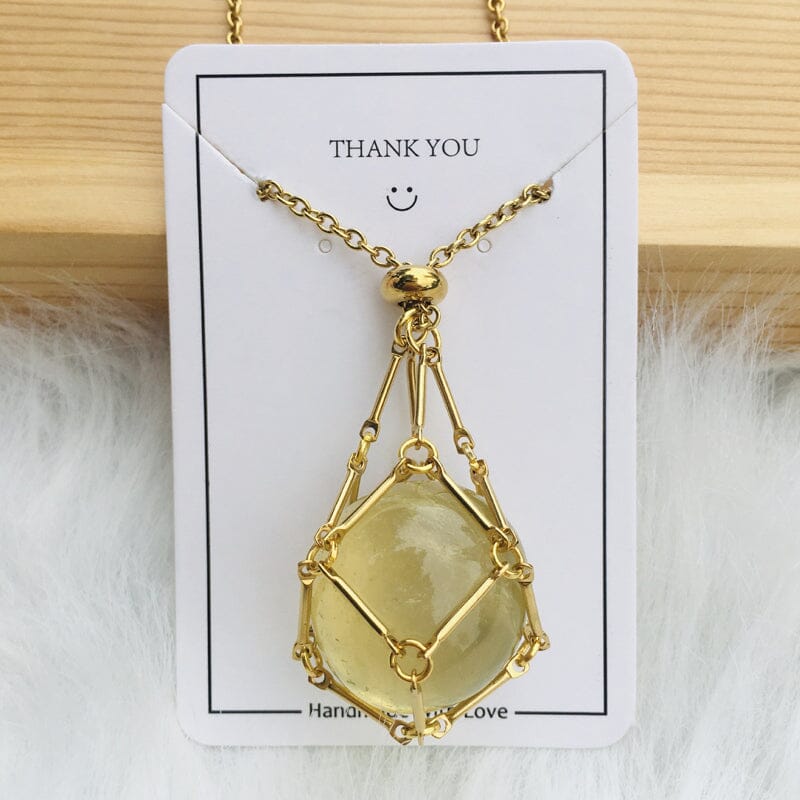 🎅Valentine's Day Promotion🎄Crystal Stone Holder Necklace