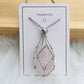 🎅Valentine's Day Promotion🎄Crystal Stone Holder Necklace