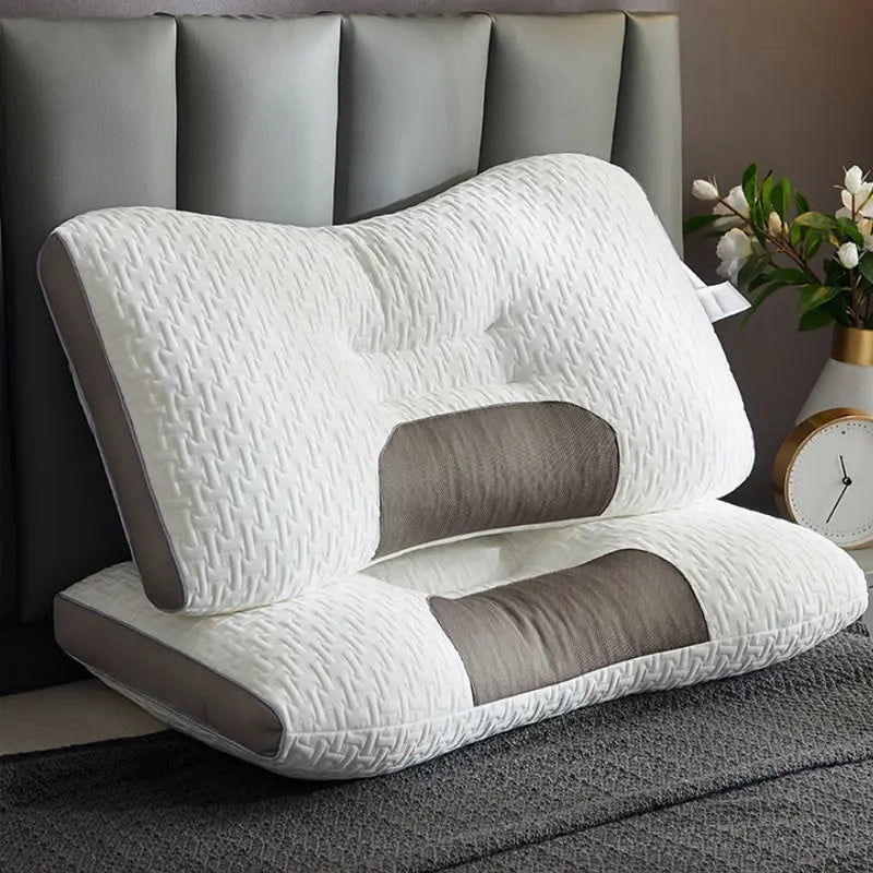 🛏️Antibacterial Neck Support Sleep-Aid Massage Pillow