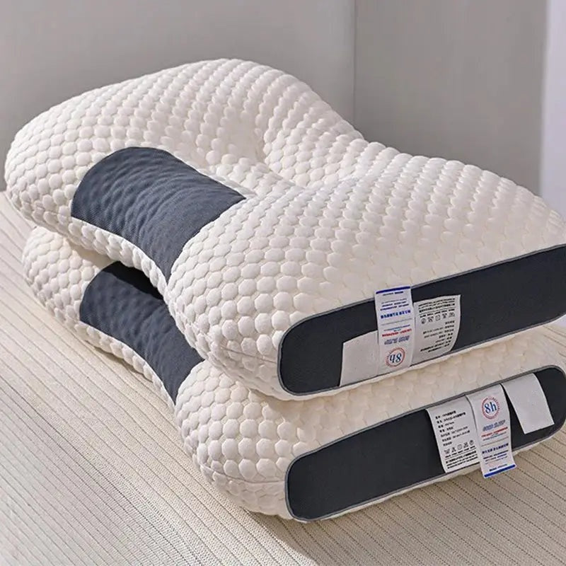 🛏️Antibacterial Neck Support Sleep-Aid Massage Pillow