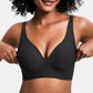 💜💜Soutiens-gorge sans armatures Jelly Wireless pour femmes, confortables et sans coutures, push-up, à décolleté plongeant, parfaits pour tous les jours.