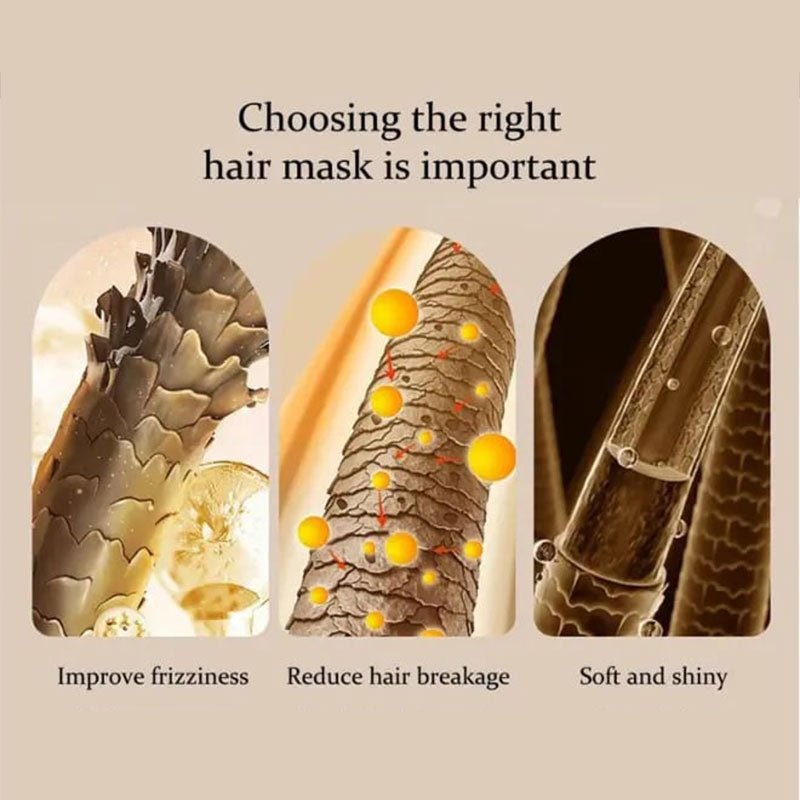 Maschera per capelli con riparazione profonda & Idratazione per capelli secchi