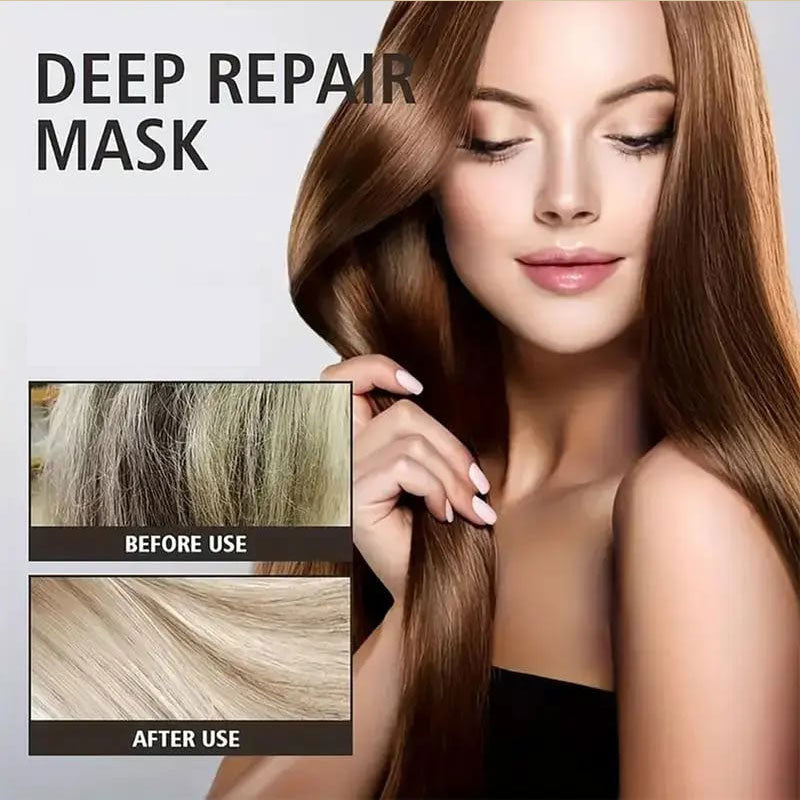 Maschera per capelli con riparazione profonda & Idratazione per capelli secchi