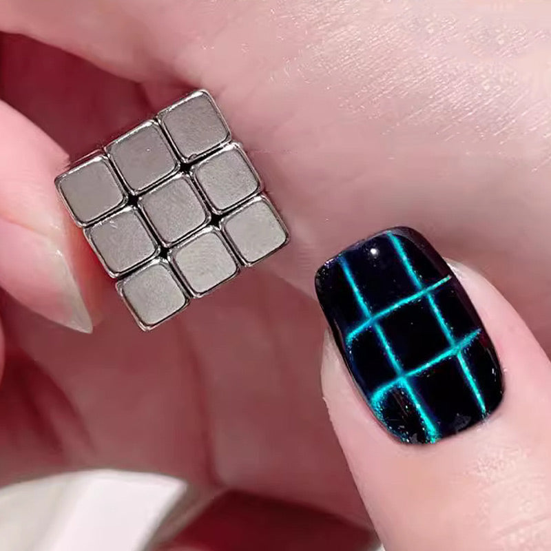 Cubic Magnet for 3D Cat Eye Effect Nail Polish Gel