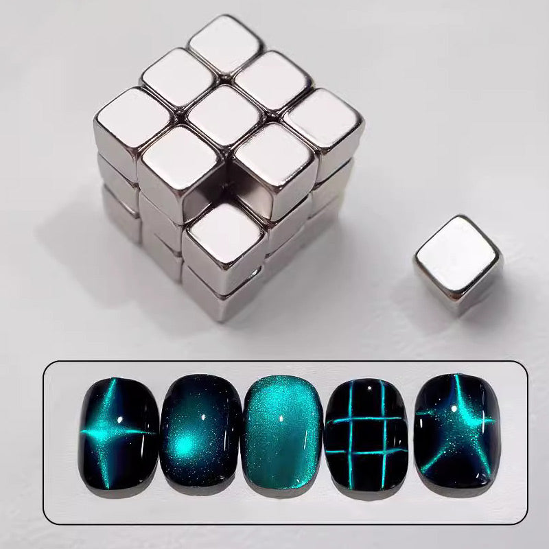 Cubic Magnet for 3D Cat Eye Effect Nail Polish Gel