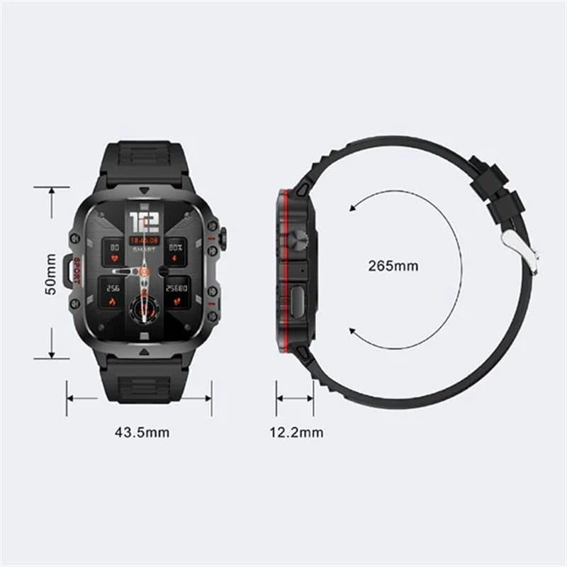 Hot Sale🎁Limited time 80% discount  🔥 Rugged Outdoor Smart Watch - 100+ Sports Modes