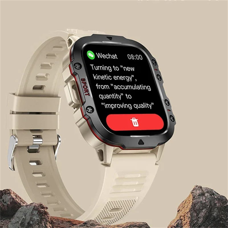 Hot Sale🎁Limited time 80% discount  🔥 Rugged Outdoor Smart Watch - 100+ Sports Modes