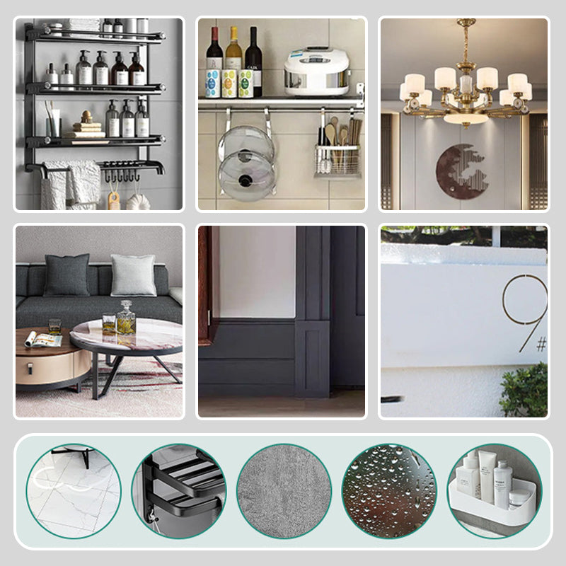 Multi-Functional Power Glue for Drill-Free Mount