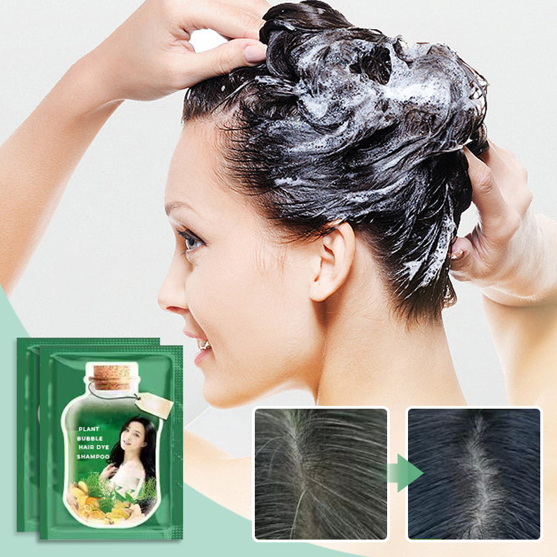 💥Hot Sale 80% OFF💥 Plant Bubble Hair Dye Shampoo