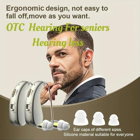 🔥Early Christmas promotion ends soon🔥USB Rechargeable Bluetooth Hearing Aid Headphones for Seniors