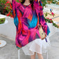 🔥Christmas Early Sale 80% off🎁🎄Women's Round Neck Colorful Lightweight Casual Shawl