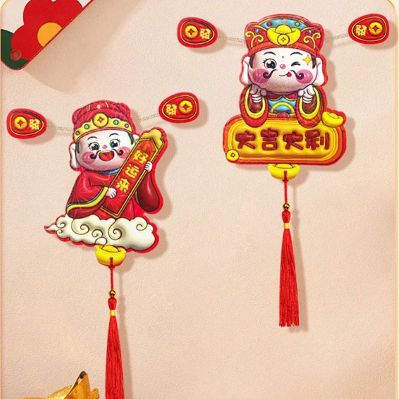 ✨Good fortune in the new year✨Cute God of Wealth Fridge Magnet