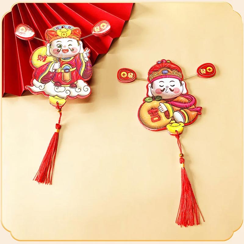 ✨Good fortune in the new year✨Cute God of Wealth Fridge Magnet