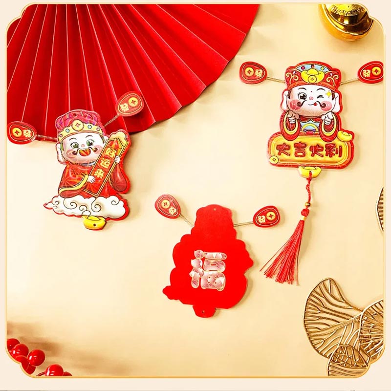 ✨Good fortune in the new year✨Cute God of Wealth Fridge Magnet