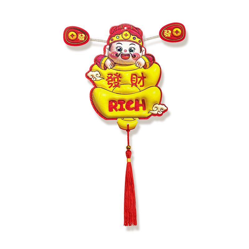 ✨Good fortune in the new year✨Cute God of Wealth Fridge Magnet