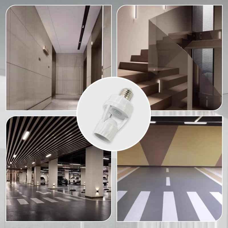 Universal Infrared Motion Sensor LED Lamp Holder