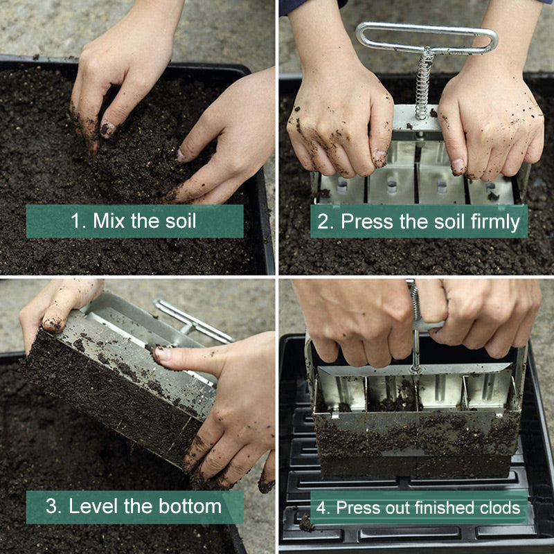 🔥Hot Sale🔥Manual Cell Soil Block Maker（50% OFF）