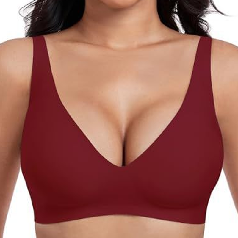 🍃Summer Hot Sale 49% OFF⏰Deep V Plunge Push-up Wirefree Seamless Bra