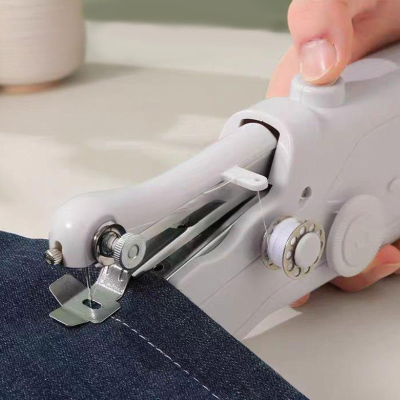 🧵 Mini máquina de coser eléctrica: ligera y portátil. &  ¡Fácil de usar! ✨