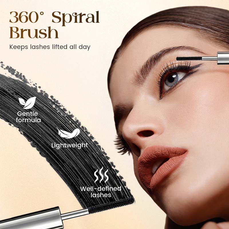 👁️ KØB 1 FÅ 1 GRATIS! 💦 Vandfast mascara – Krøller, forlænger håret &  udtværingsfri ✨