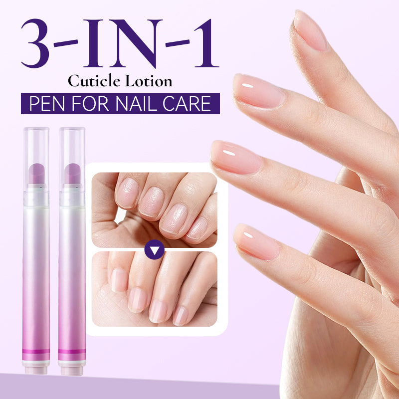 💅 ACHETEZ-EN 2, OBTENEZ-EN 1 GRATUIT ! ✨ Stylo lotion pour cuticules 3 en 1 – Nourrit et revitalise &  protège – Idéal pour des ongles sains &  cuticules à tout moment 🌸