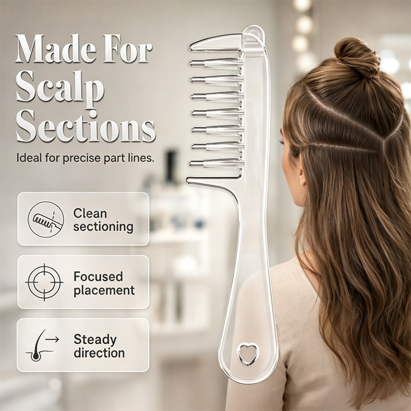 📢📢Sconto del 50%!!⏰ Pettine applicatore per cuoio capelluto, strumento per capelli