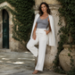 👚Style de saison - Débardeur ajusté à bordure en dentelle - Met en valeur les courbes &  À porter en toutes occasions, comme sous-vêtement ou comme haut.