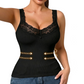 👚Style de saison - Débardeur ajusté à bordure en dentelle - Met en valeur les courbes &  À porter en toutes occasions, comme sous-vêtement ou comme haut.