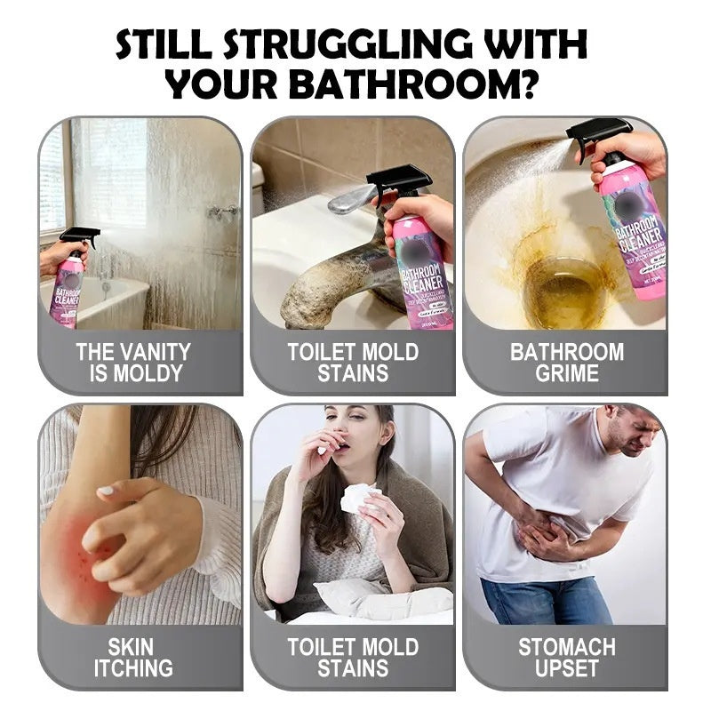 🔥Multi-Surface Bathroom Cleaner for Mold & Limescale
