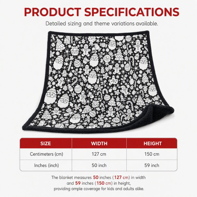 ✨Last Day 49% OFF🎨Family DIY Coloring Blanket for All Ages🎁Perfect Gift For Family & Friends