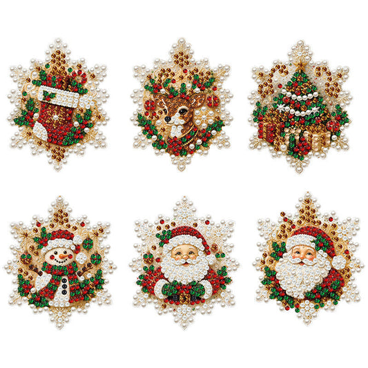 🎄DIY Christmas Ball Ornament – Sparkling Pearls & Acrylic, 3D Glow Effect | Perfect for Tree, Window & Gifting